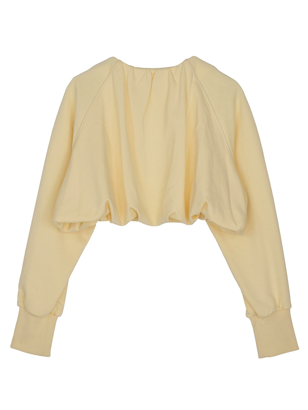 BALLOON SWEAT TOP WITH SKIRT