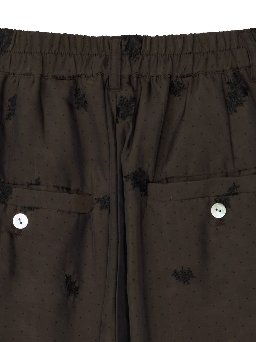 DOT FLOWER VEIL PANTS