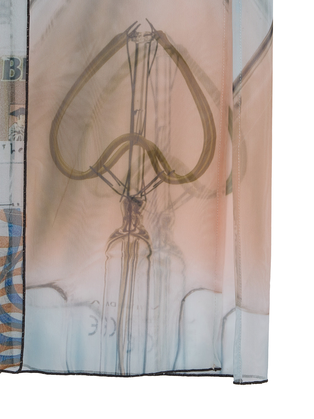 2WAY EMOTIONAL COLLAGE SHEER TOP