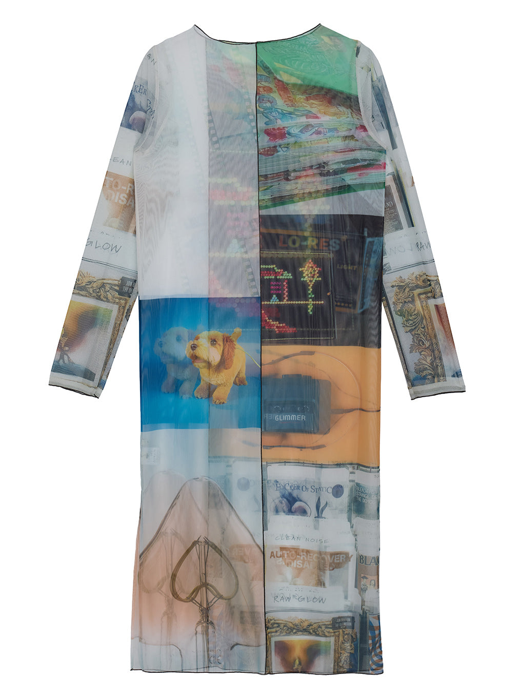 2WAY EMOTIONAL COLLAGE SHEER TOP