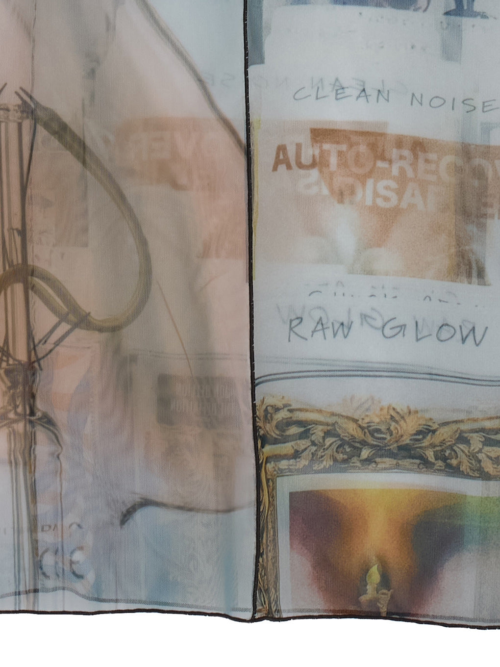 2WAY EMOTIONAL COLLAGE SHEER TOP