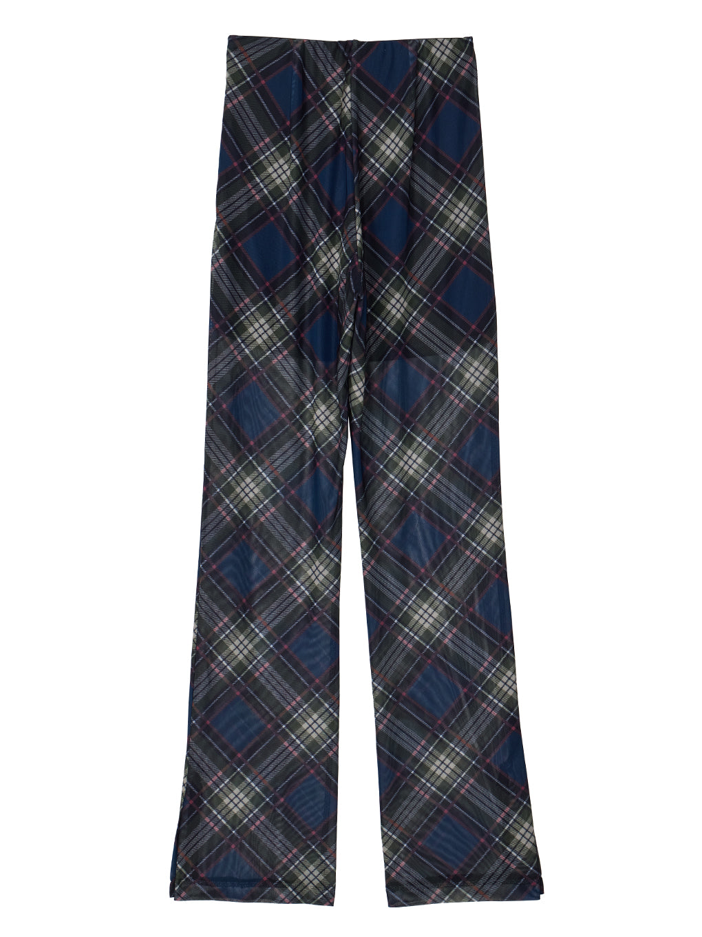 WRAP BELT SET CHECK PANTS