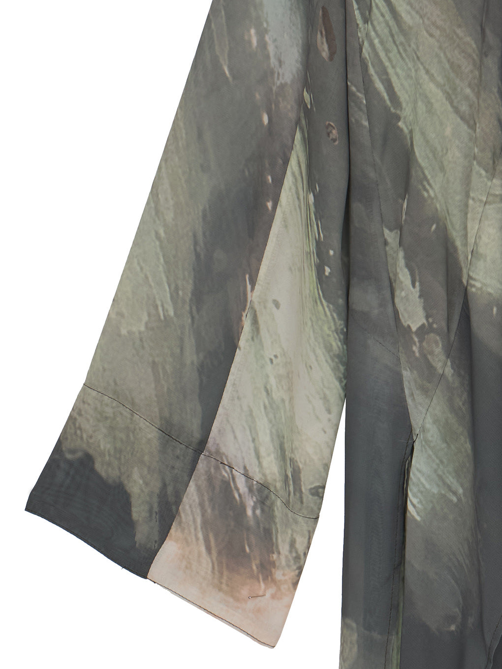 PAINTED TEXTURE ART LAYERED DRESS