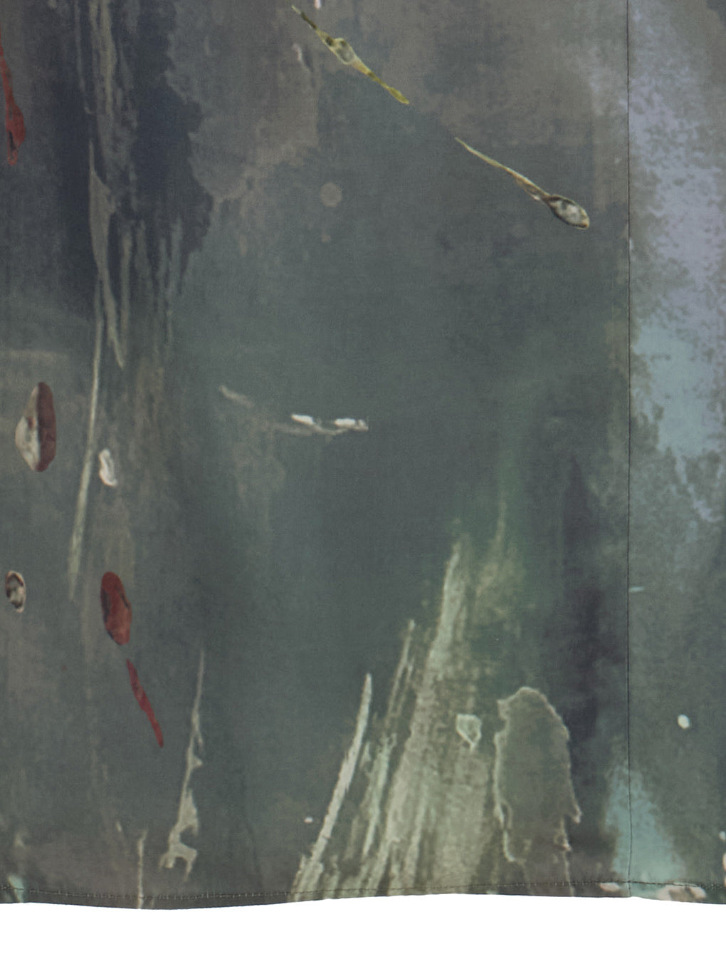 PAINTED TEXTURE ART LAYERED DRESS