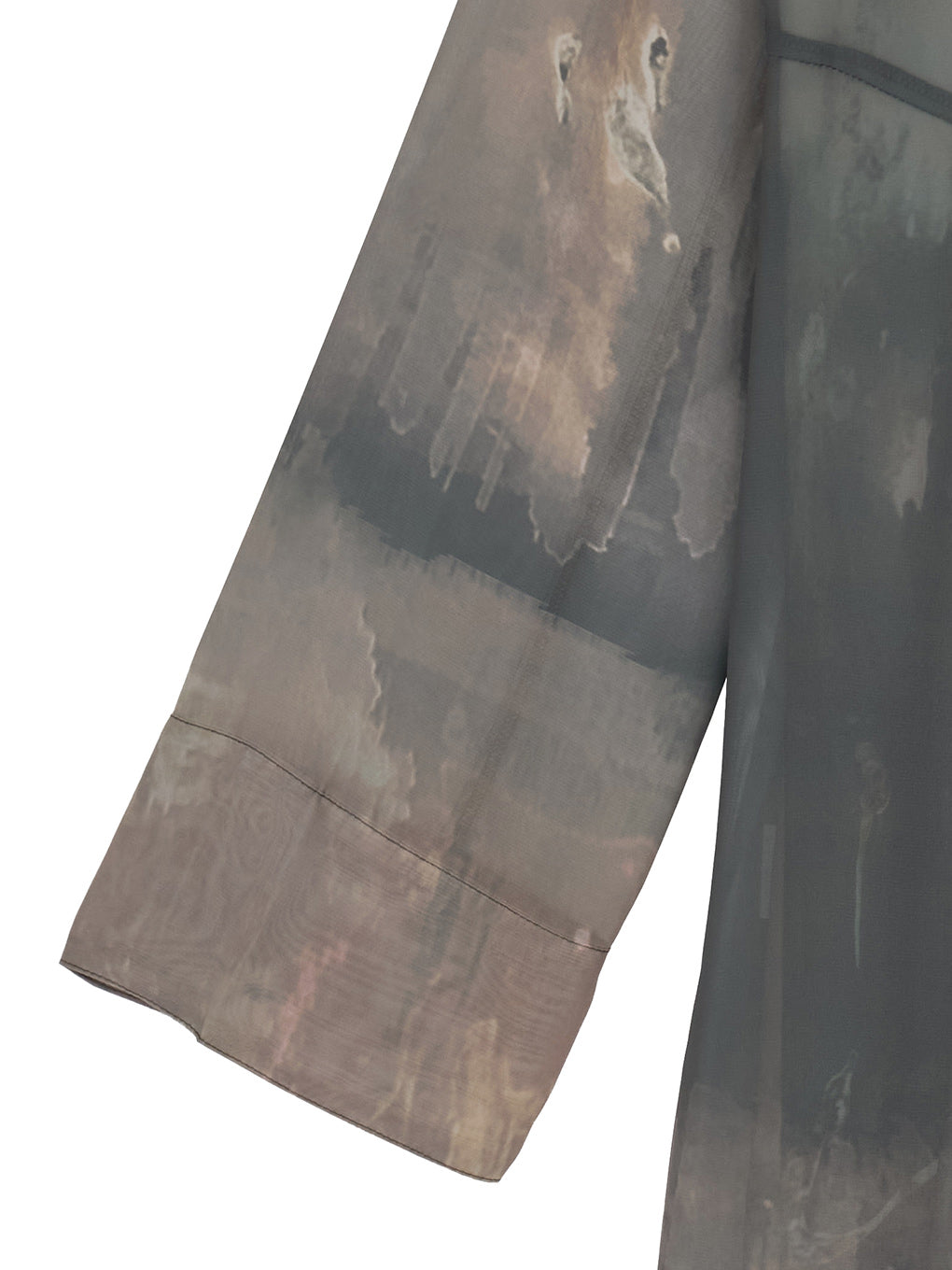 PAINTED TEXTURE ART LAYERED DRESS