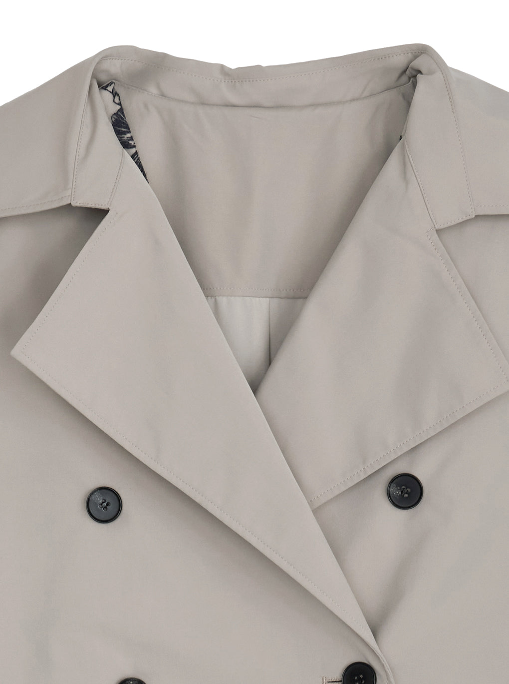 3WAY TULLE EMBROIDERY DOCKING TRENCH COAT