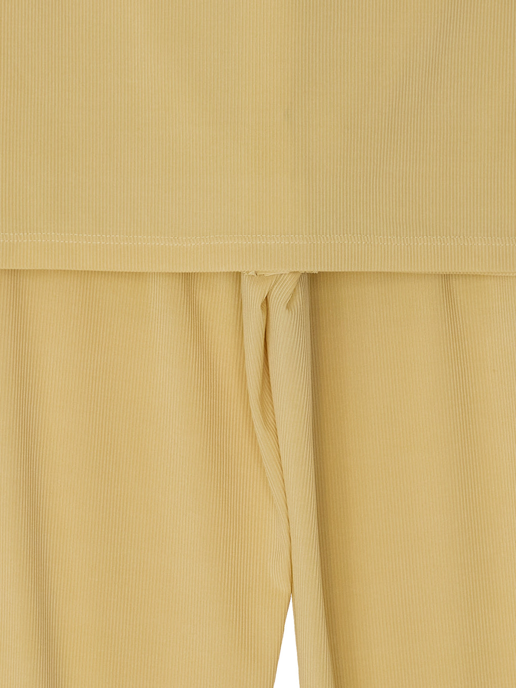 WRAP BELT SET RIB PANTS