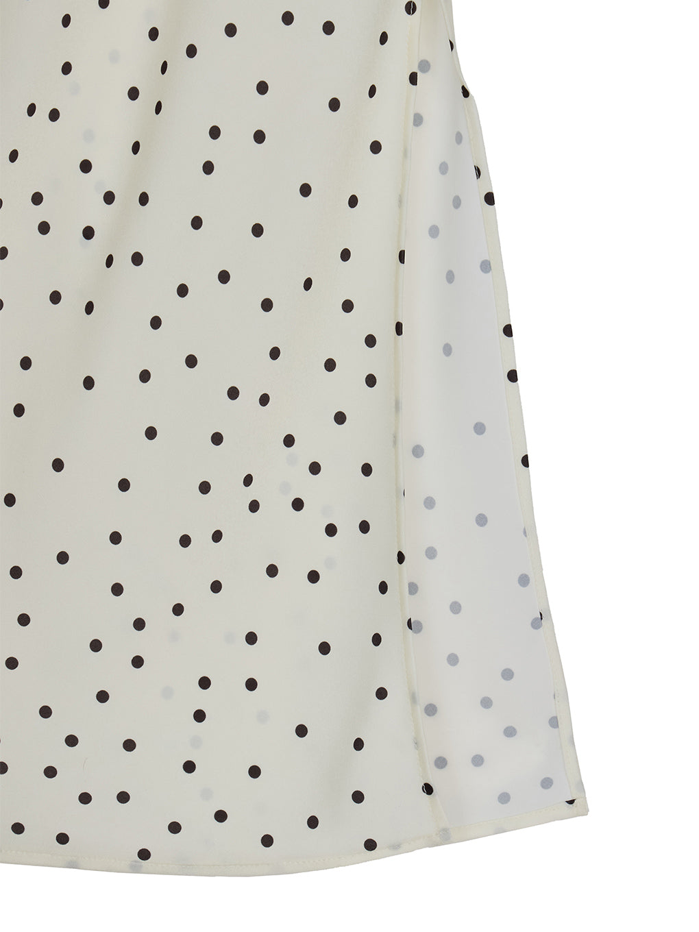 RANDOM DOT SHEER LAYERED DRESS