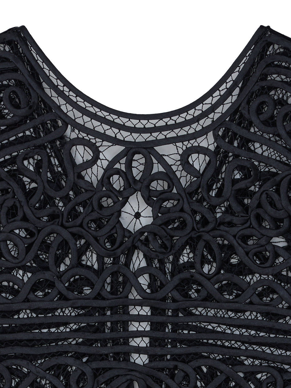 2WAY SATIN BATTEN LACE VEST