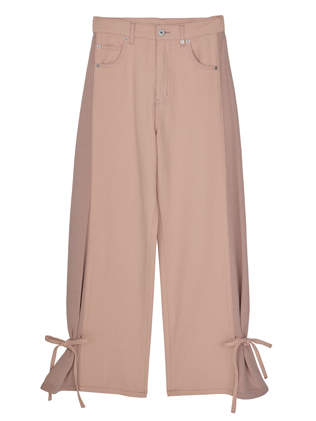 SIDE SWITCH 2WAY RIBBON DENIM PANTS
