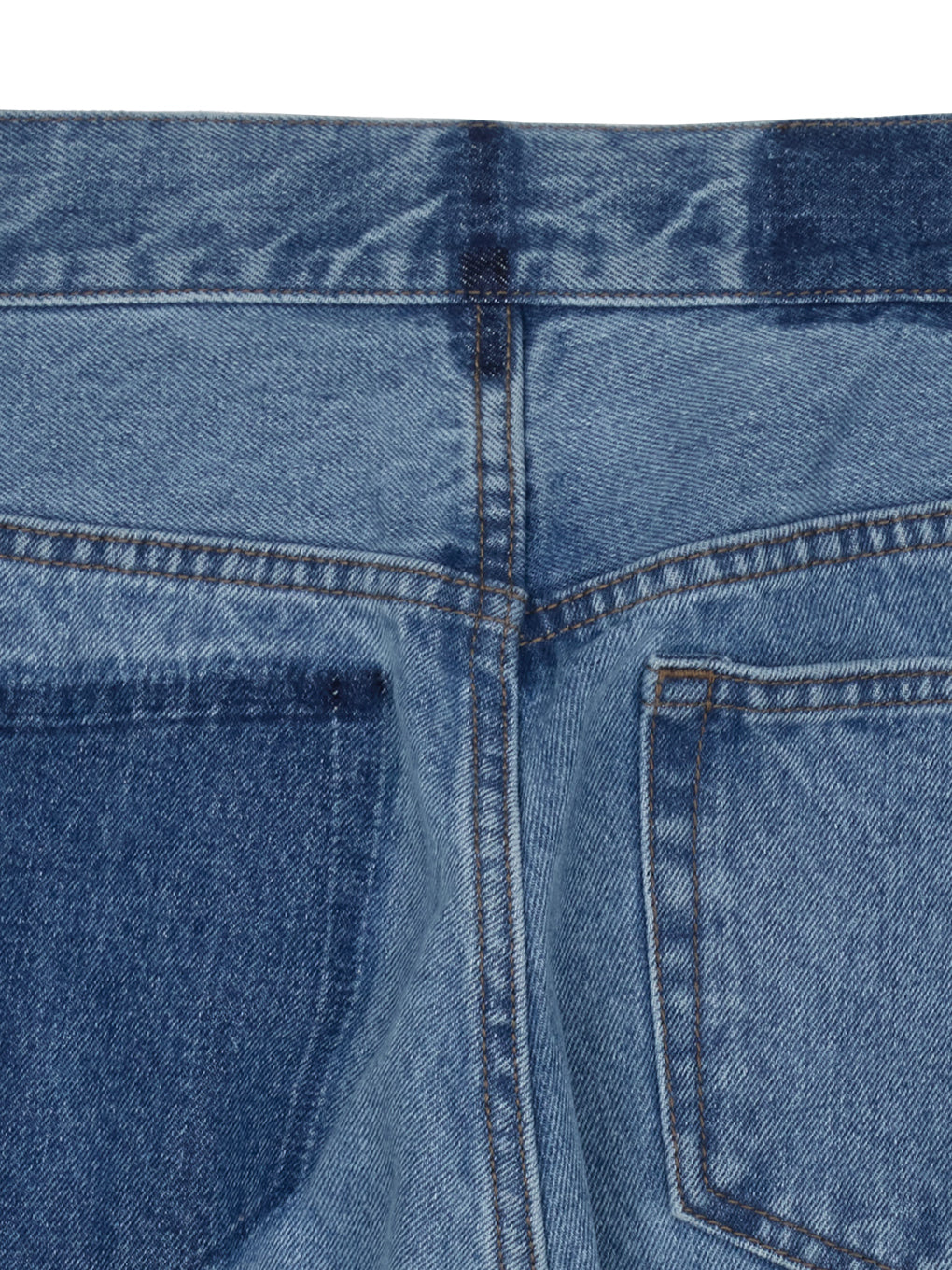 WRAP DENIM WIDE PANTS