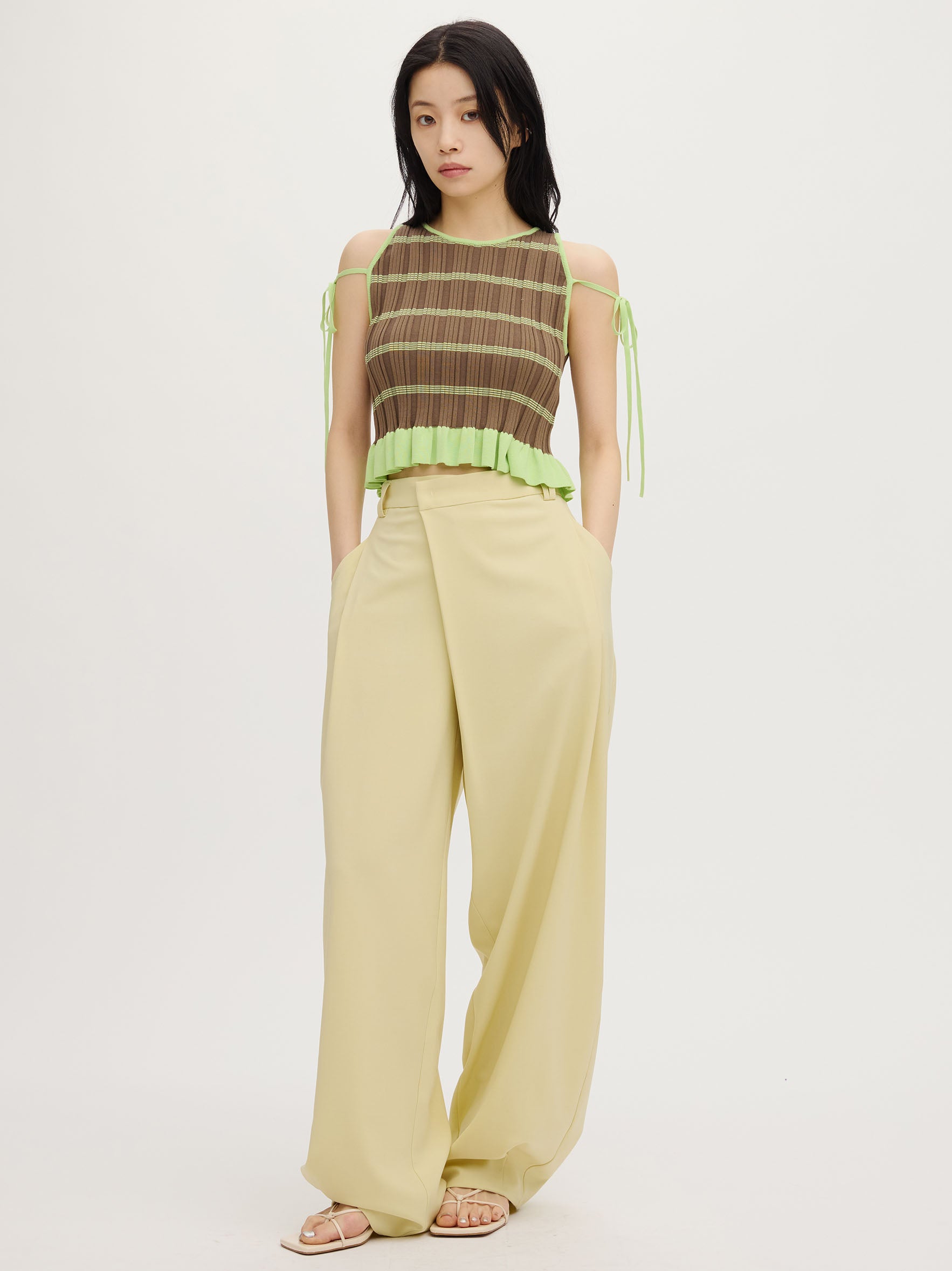 MEDI WIDE TUCK BONTAN PANTS