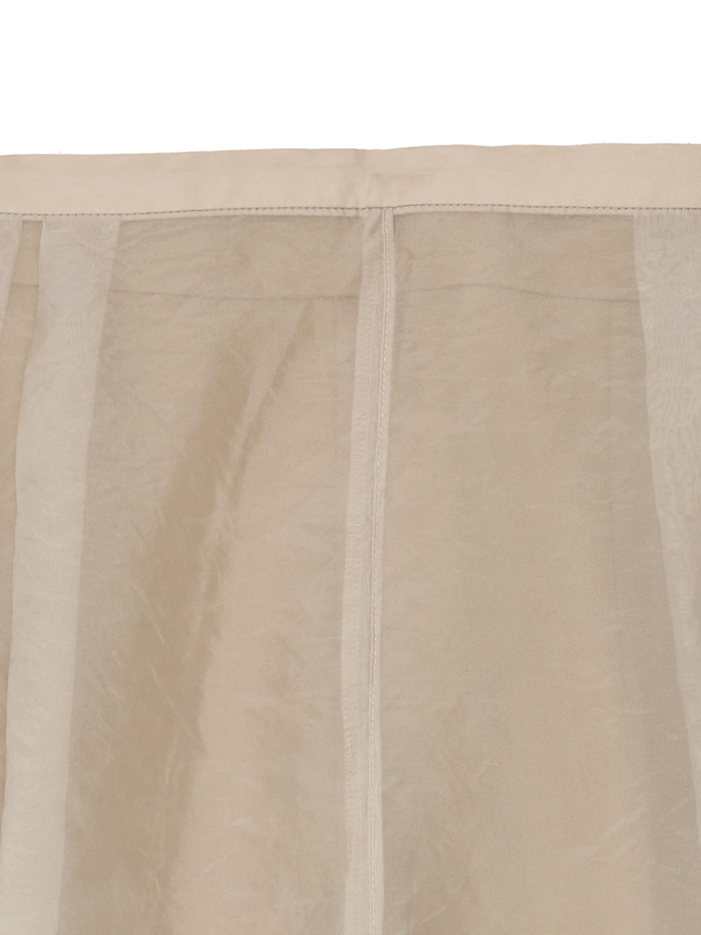 HALF SHEER LAYERED PANTS