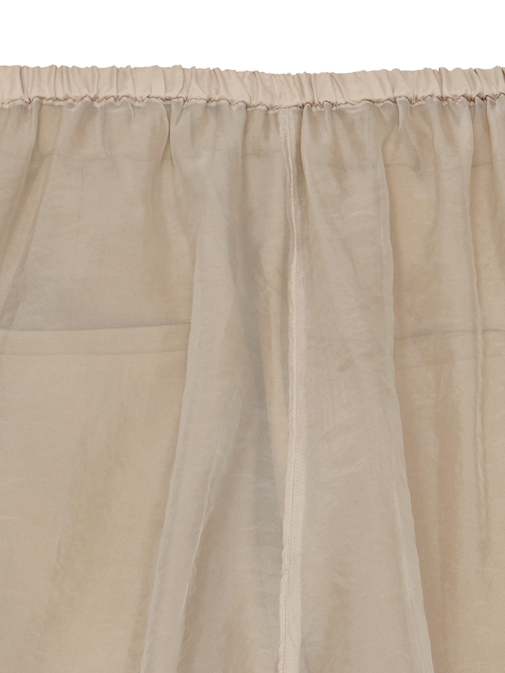 HALF SHEER LAYERED PANTS