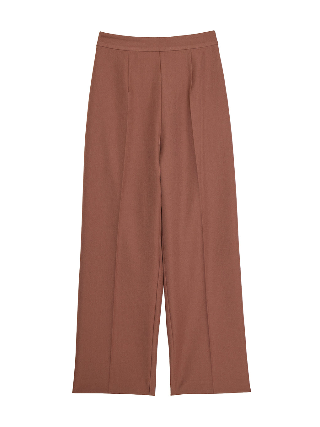 HALF SHEER LAYERED PANTS