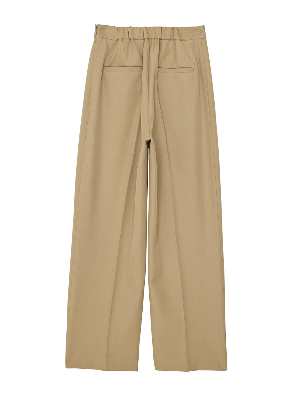 HALF SHEER LAYERED PANTS