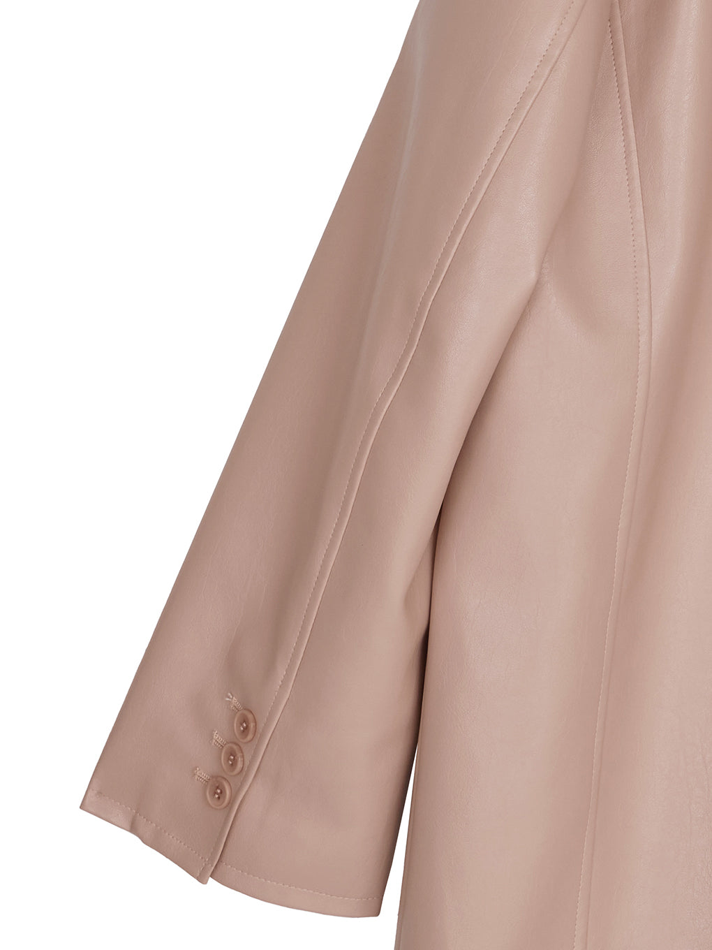 LUSTER FAKE LEATHER JACKET