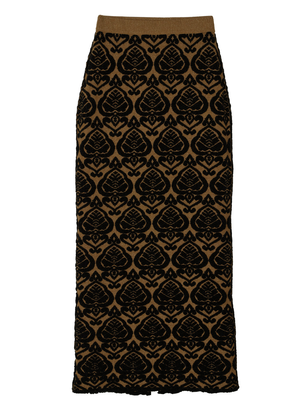 DAMASK REVERSIBLE KNIT SKIRT