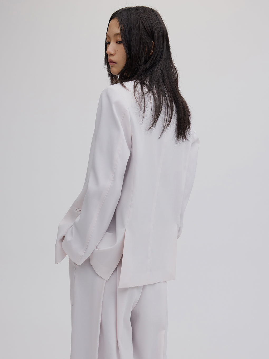 DRY TWILL COLLARLESS JACKET