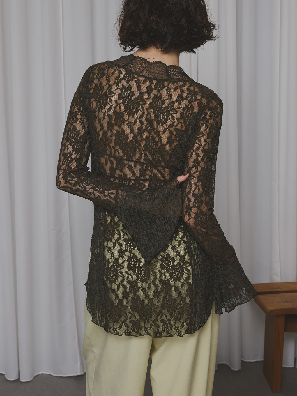 COMBINATION LACE TOP