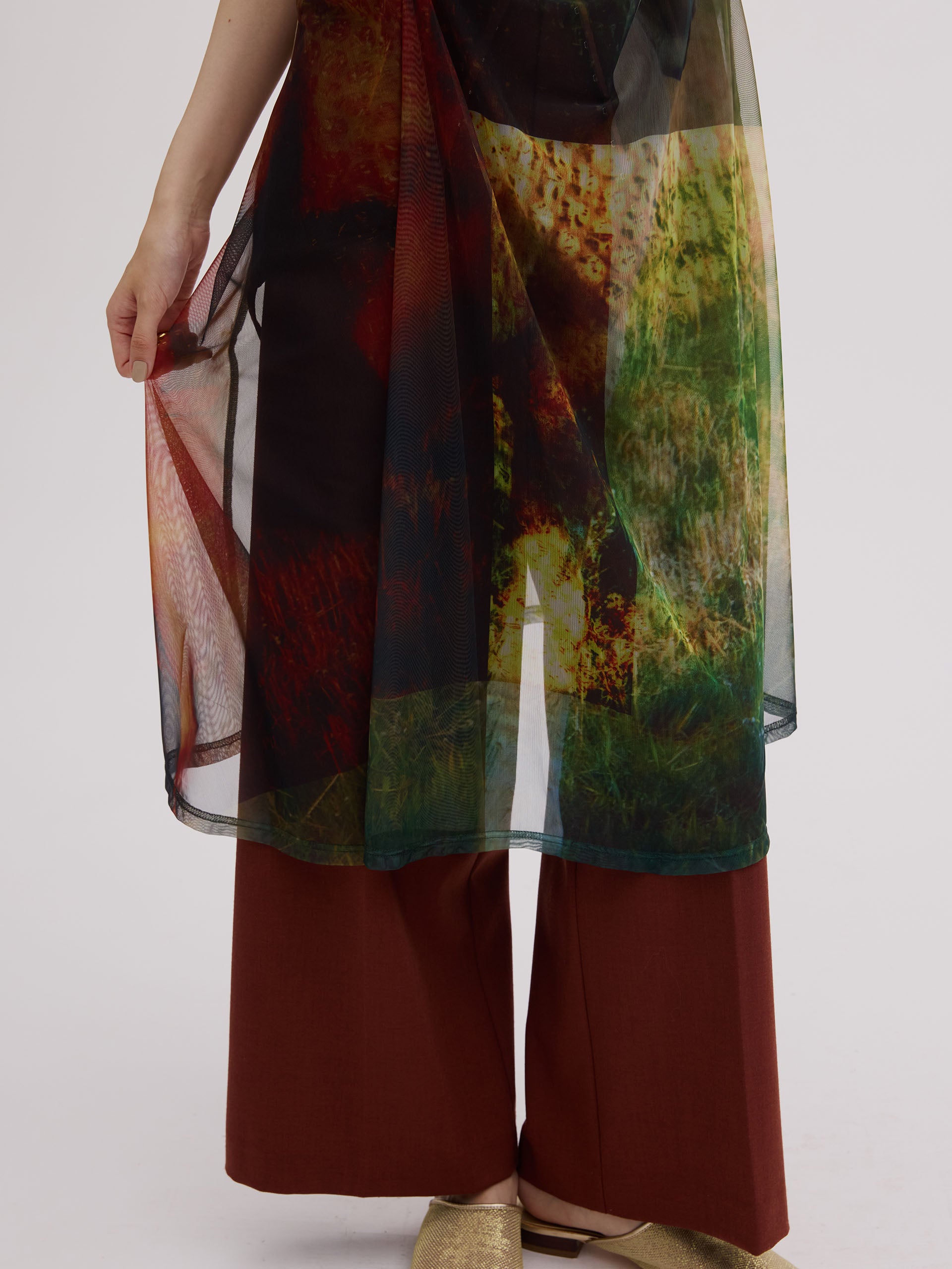 Silvia Conde Oliván×Ameri SHEER DRESS
