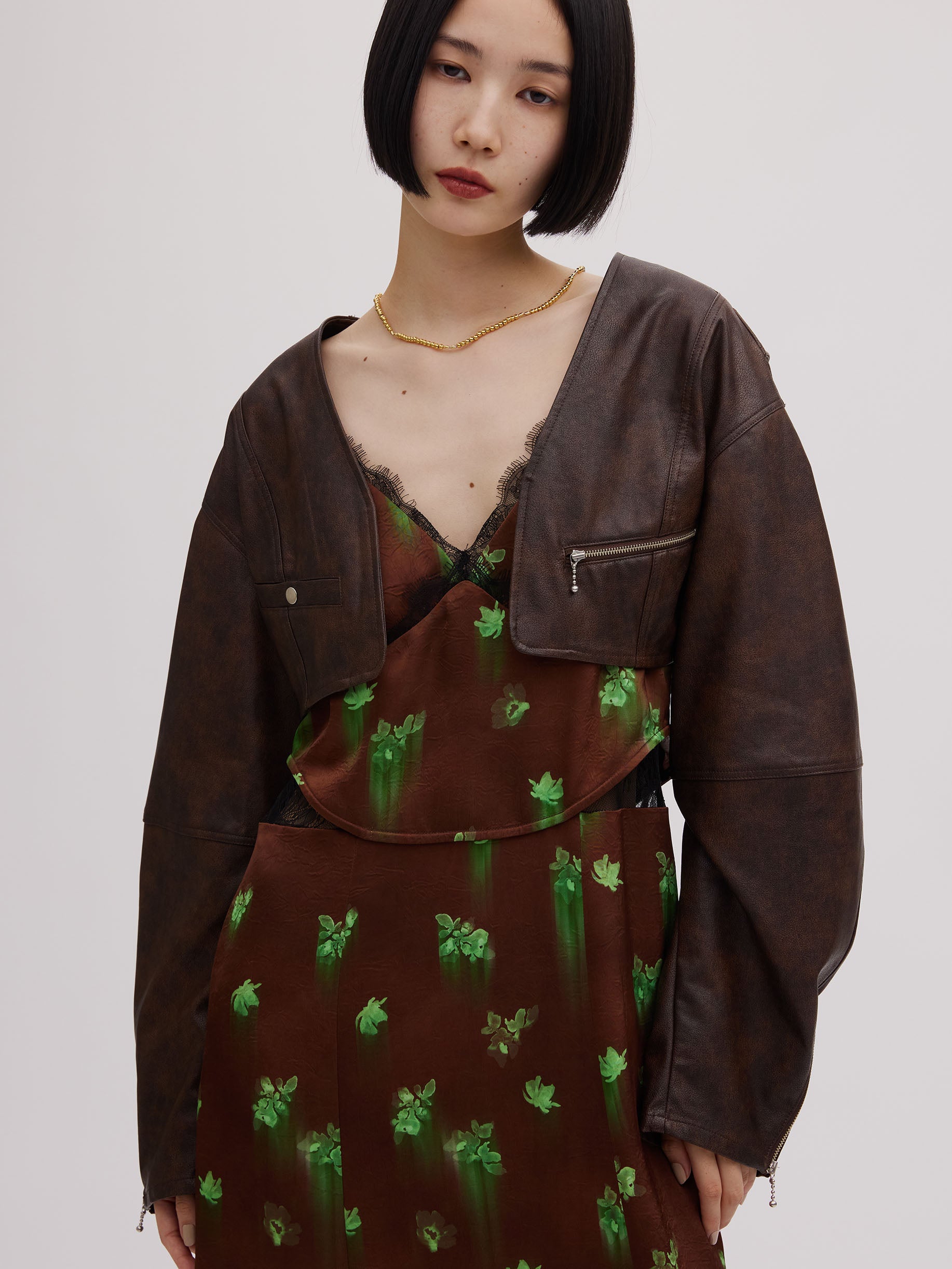 CLARA SATIN CAMI DRESS
