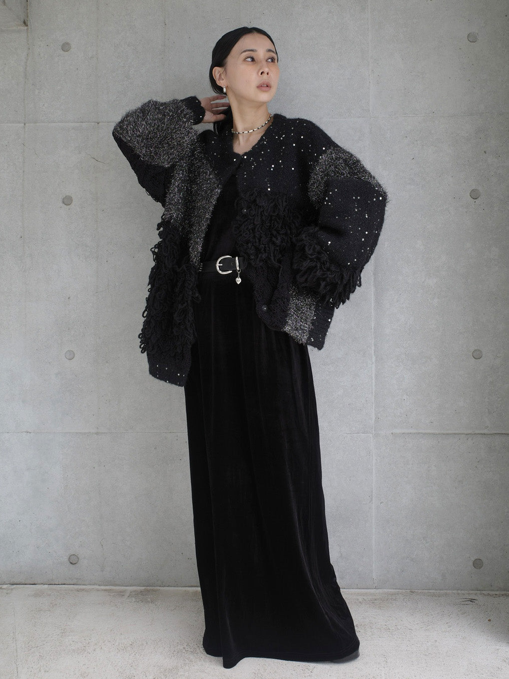 ニットカーディガン