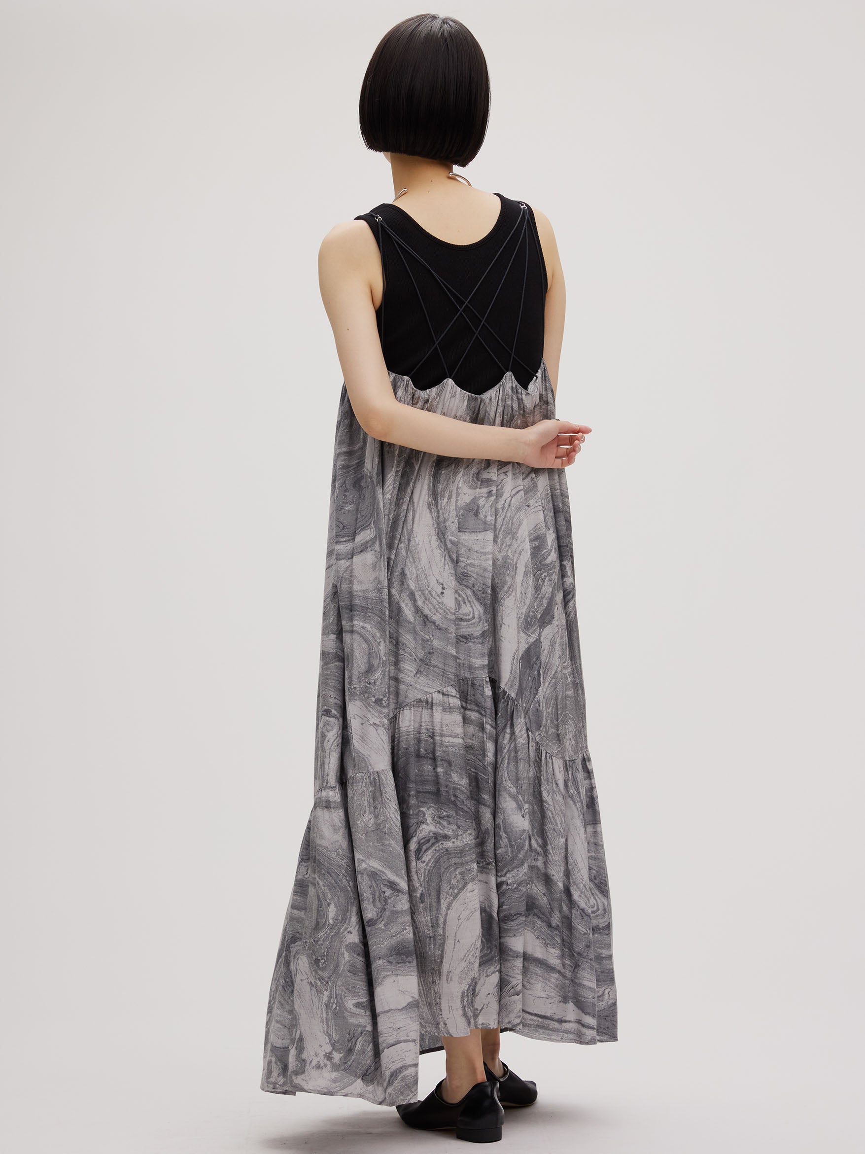 MEDI INDIAN POOL MARBLE DRESS