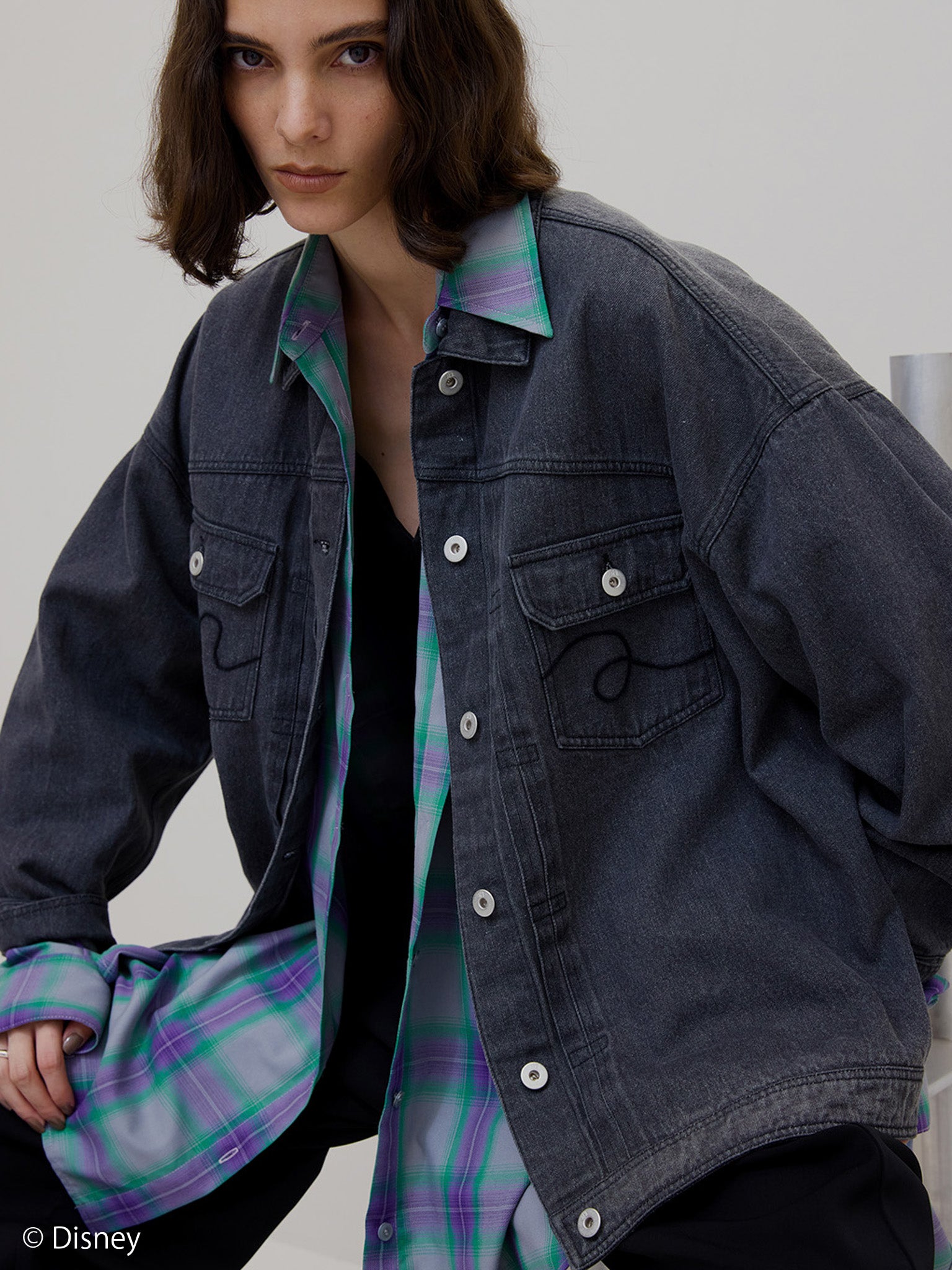 MICKEY DESIGN DENIM JACKET
