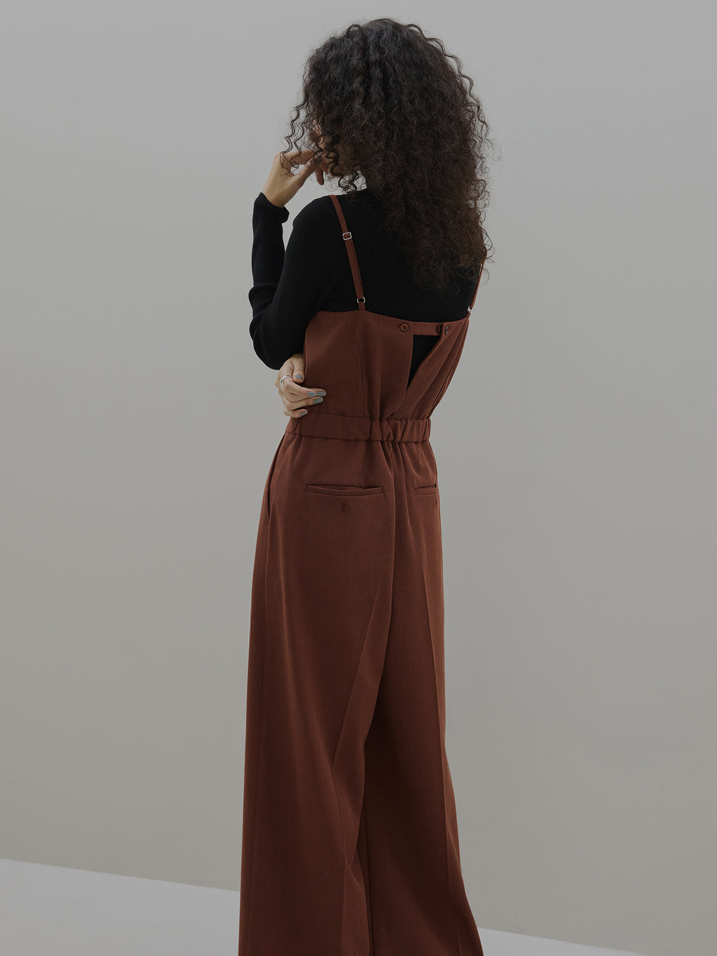 2WAY HOOK ARRANGE SALOPETTE PANTS