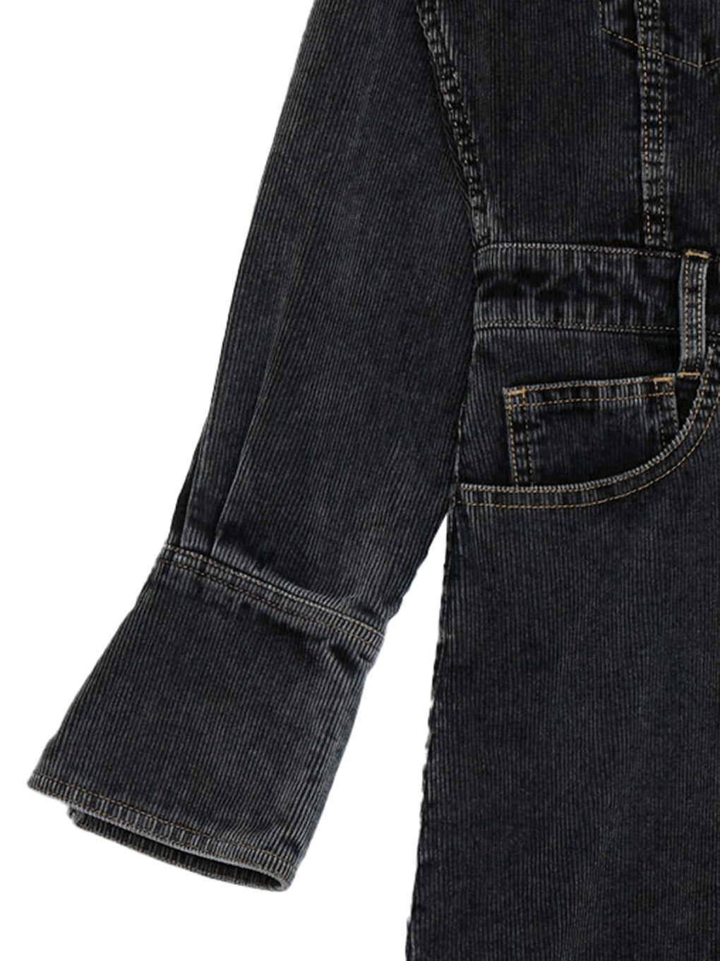 I LINE CORDUROY SHIRT DRESS