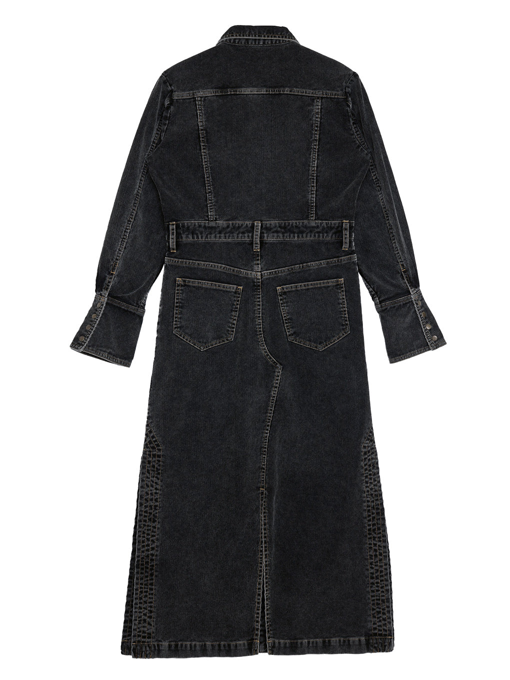 I LINE CORDUROY SHIRT DRESS