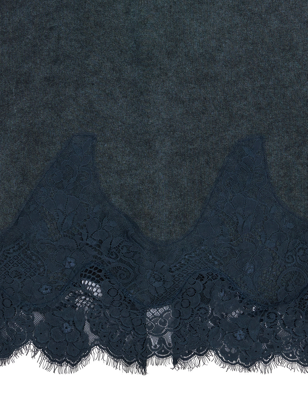 CHEMICAL OVERDYE LACE SWEAT SKIRT