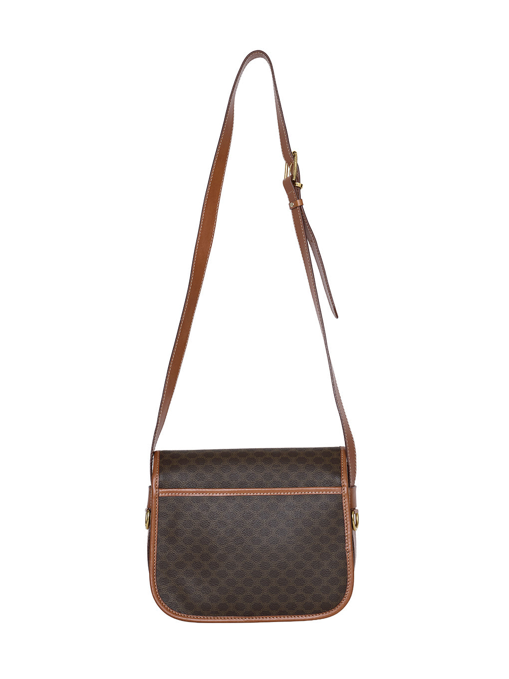 CELINEマカダム柄ベルトショルダーバッグ