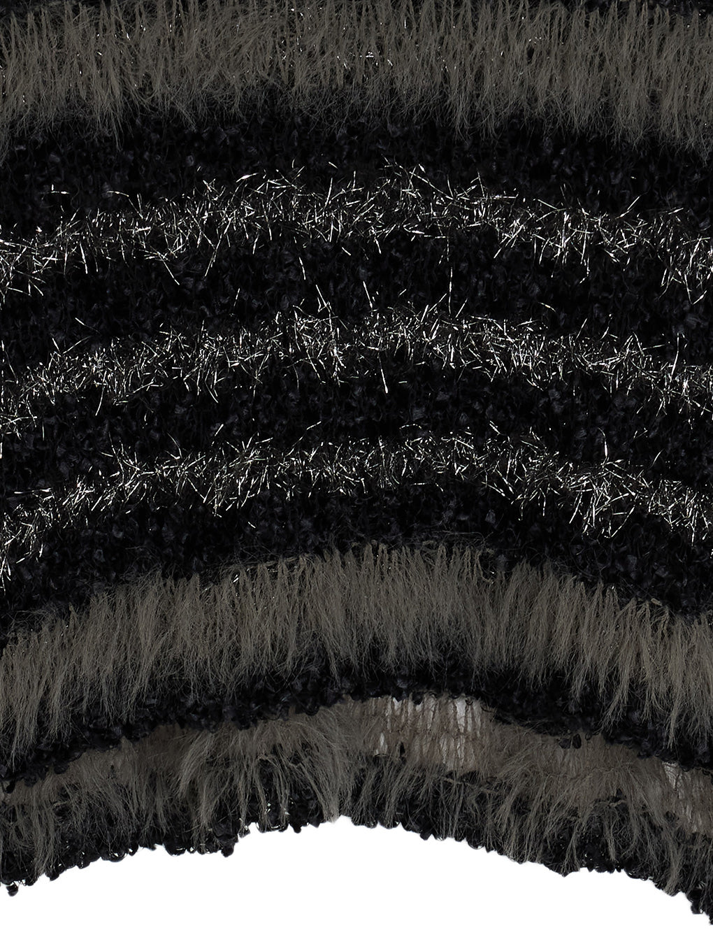 MIX YARN BORDER KNIT TOP