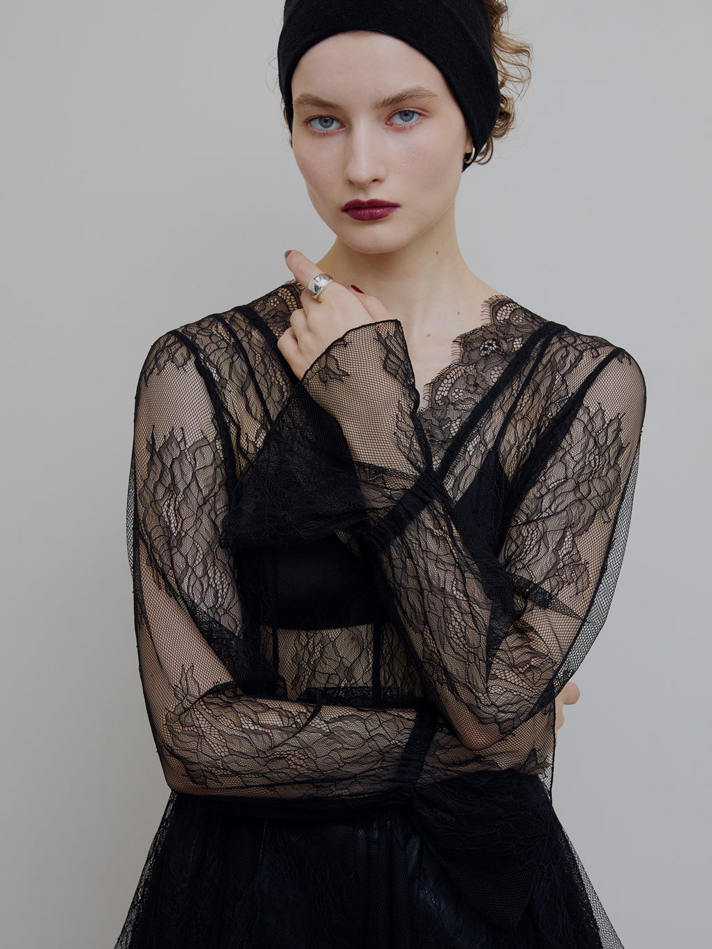 SEE THROUGH LACE TOP