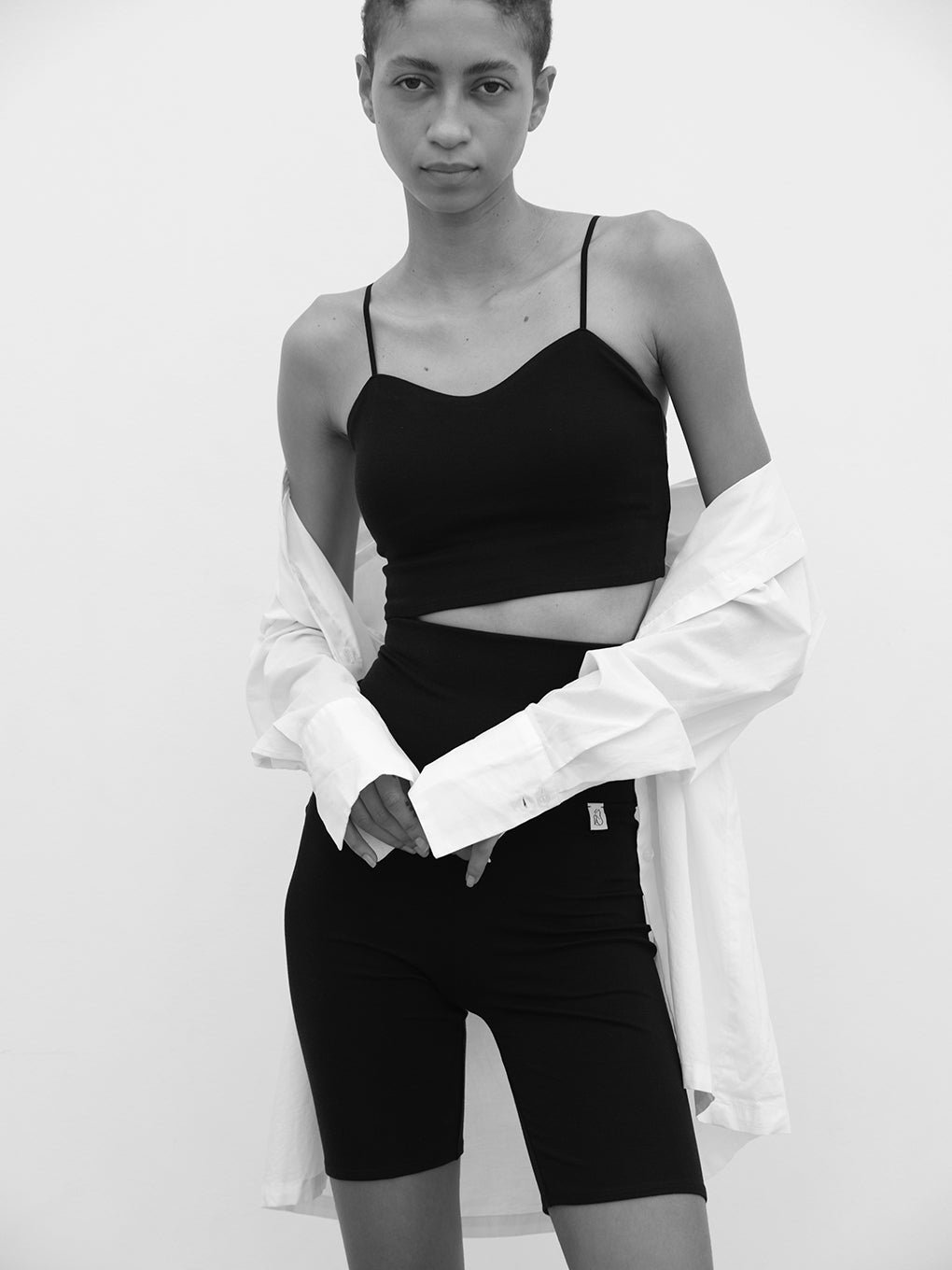 Mizuno×Ameri CROPPED CAMISOLE TOPS