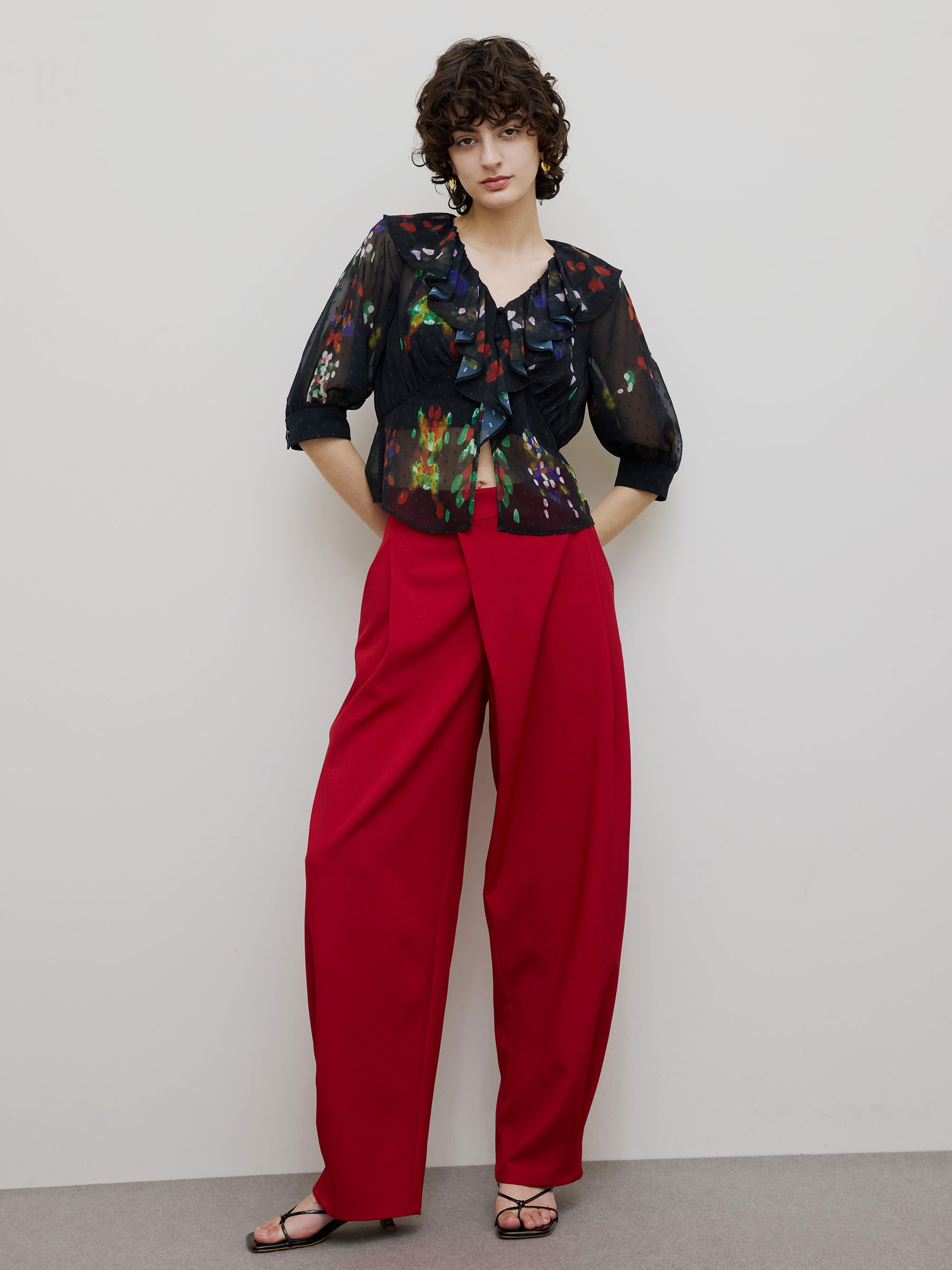 MEDI WIDE TUCK BONTAN PANTS