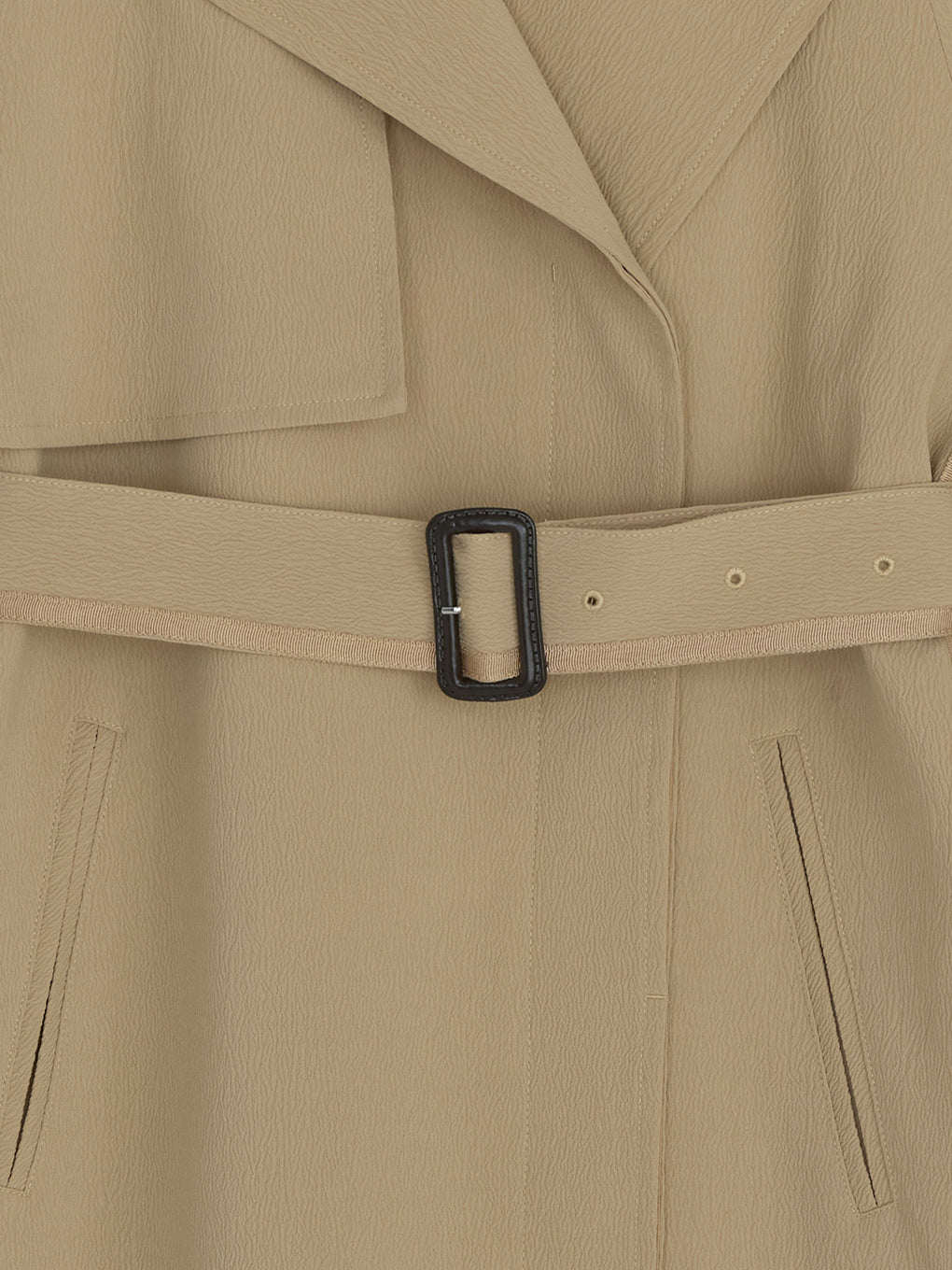 REVERSIBLE PARIS LETTER TRENCH COAT