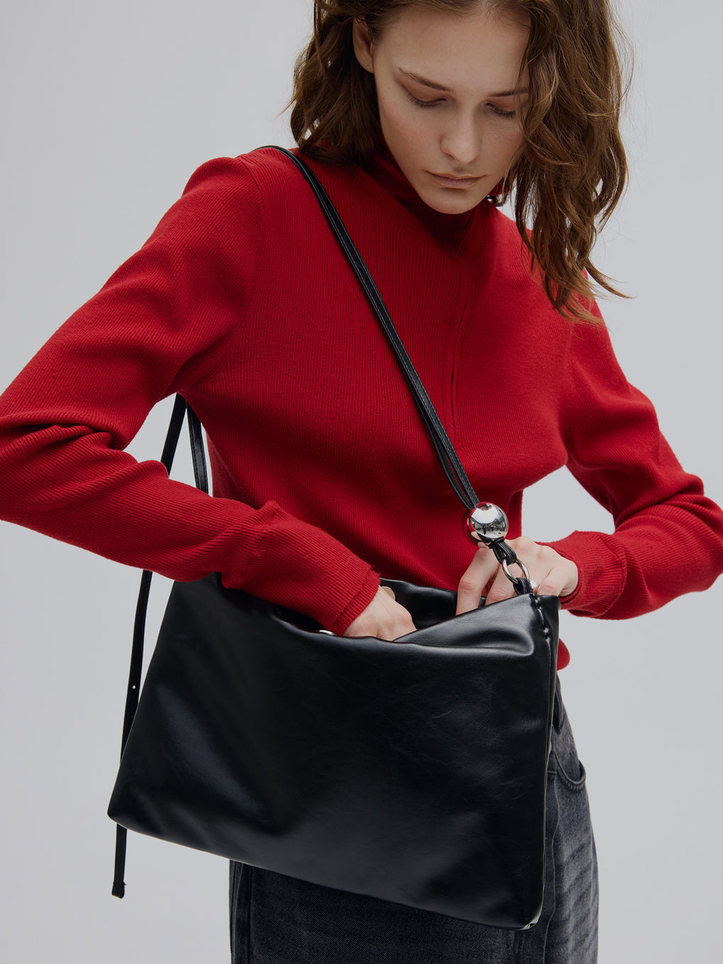 BEST TOUCH HALF ZIP KNIT TOP