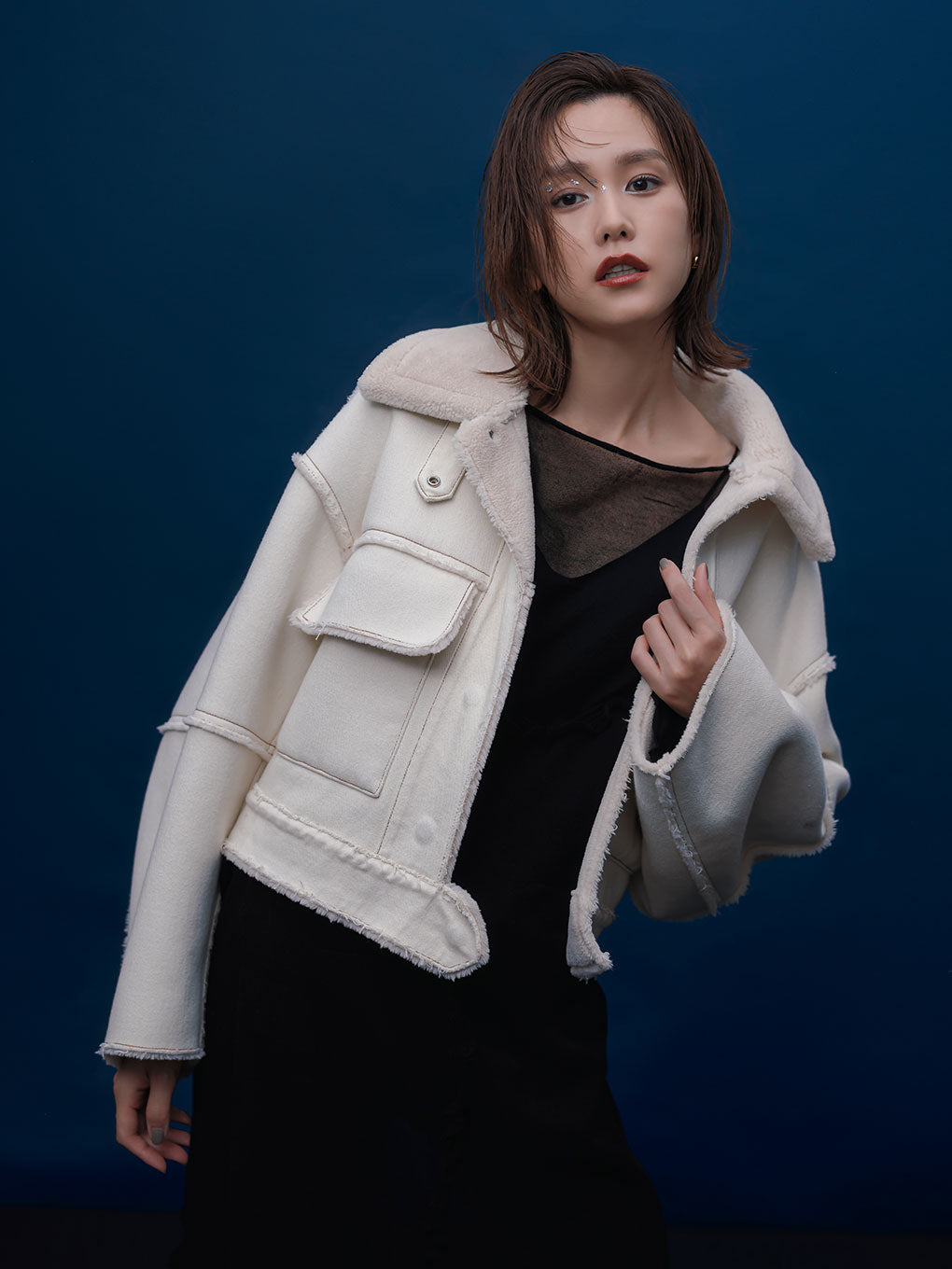 MIREI KIRITANI × AMERI SISTER BOA JACKET