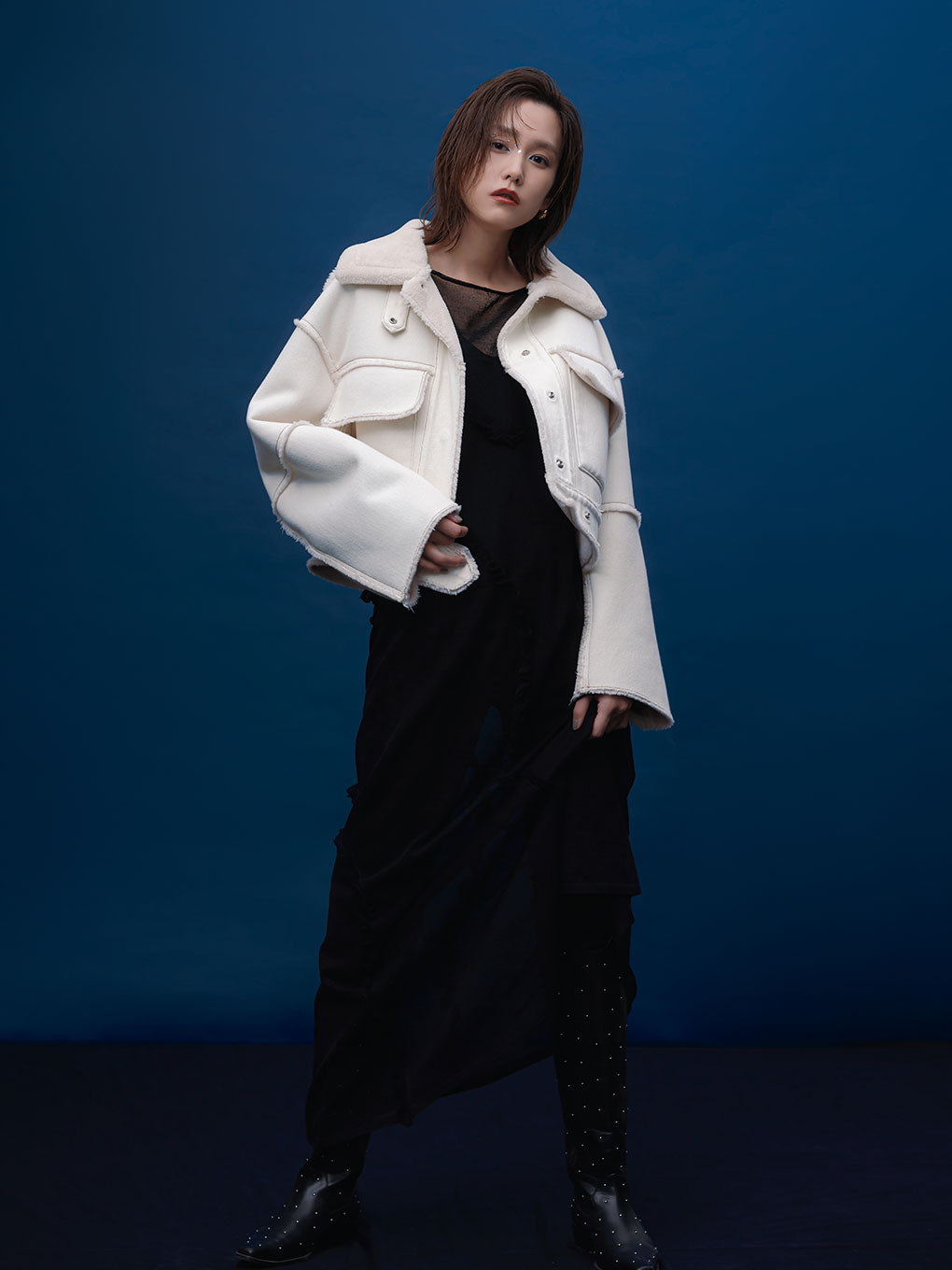 MIREI KIRITANI × AMERI SISTER BOA JACKET