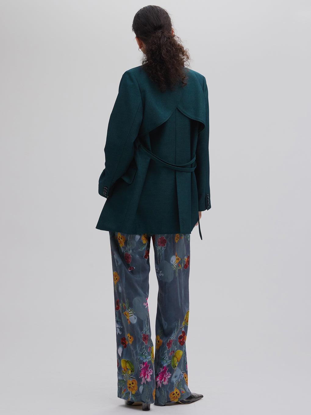 UND GRACE JACQUARD PRINT PANTS