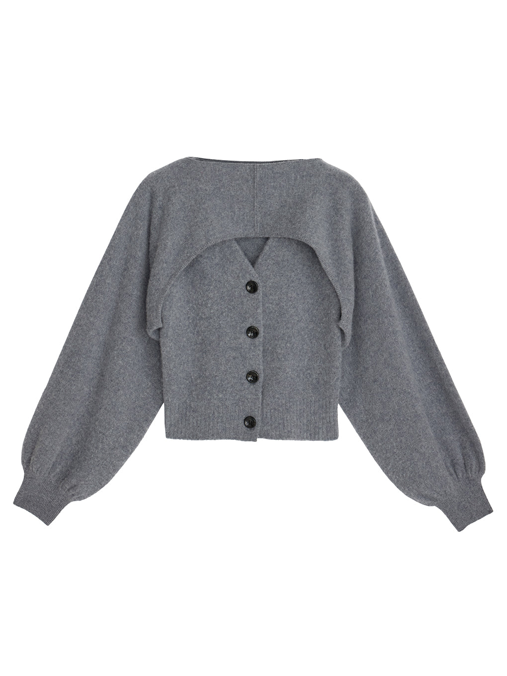 3WAY MINK TOUCH KNIT TOP