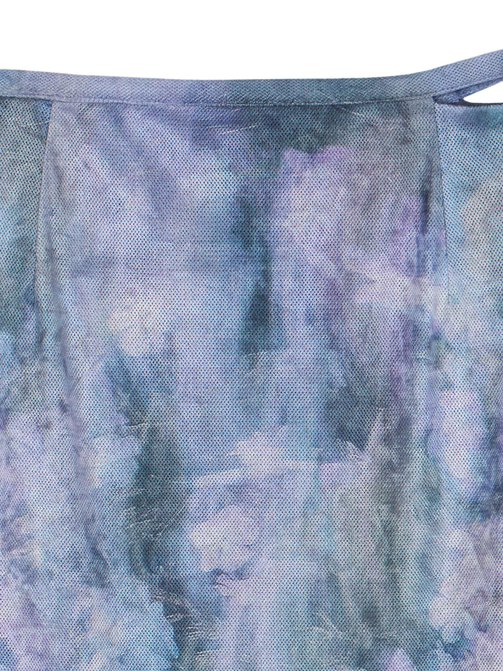 UND LANDSCAPE PRINT WAIST SLIT SKIRT