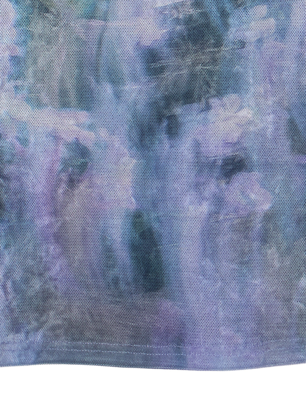 UND LANDSCAPE PRINT WAIST SLIT SKIRT