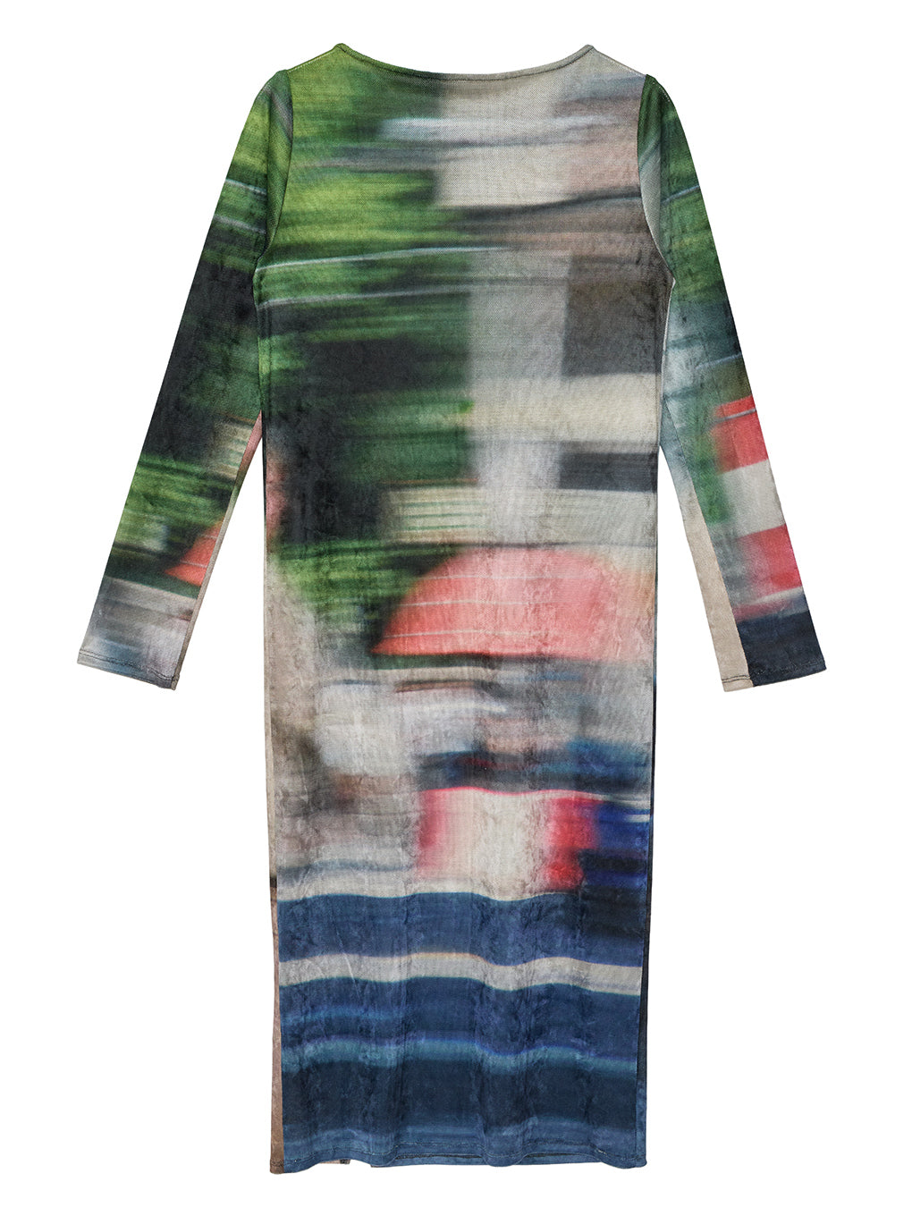 UND LANDSCAPE PRINT LONG TOP