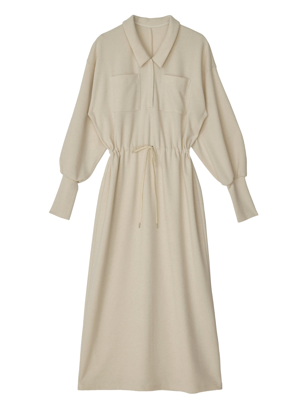 RELAX DRAWSTRING SWEAT DRESS