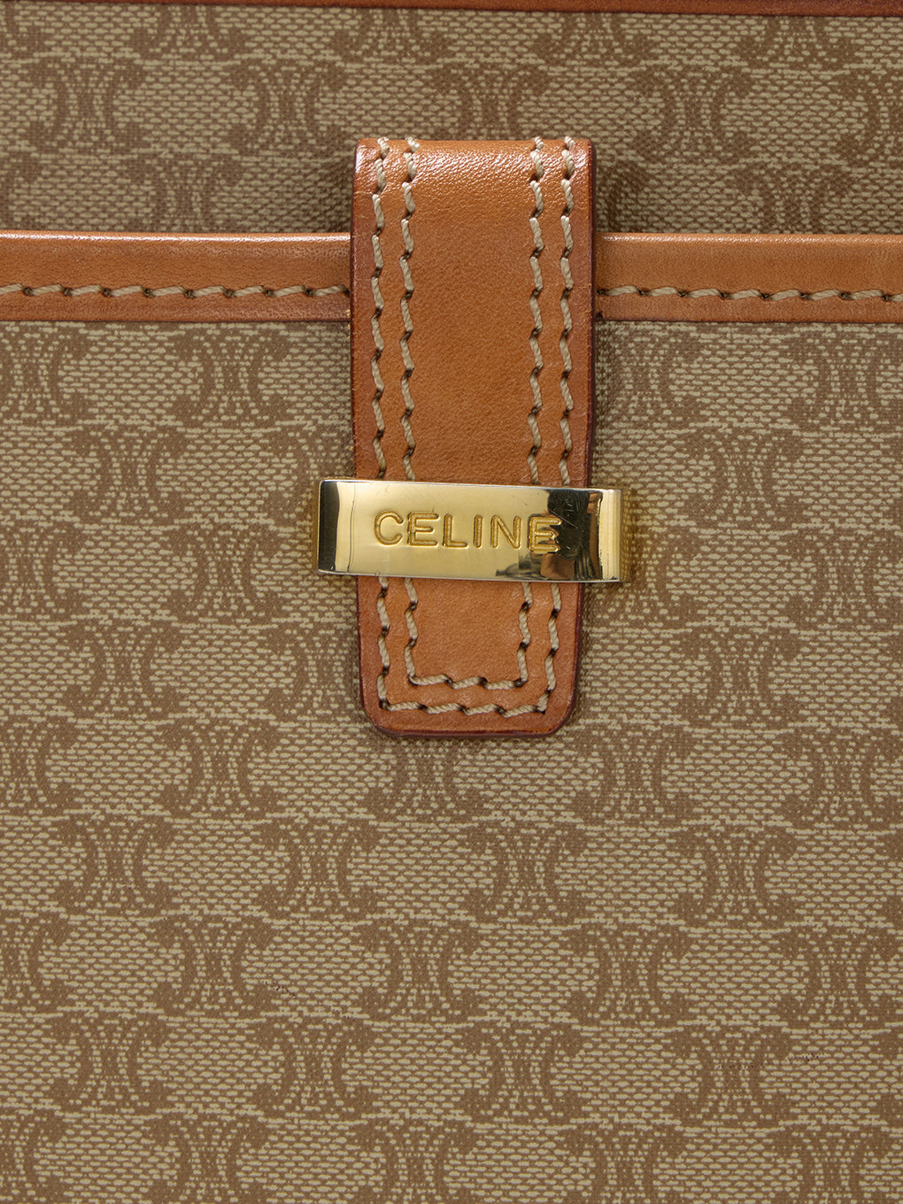 CELINE マカダム柄ショルダーバッグ