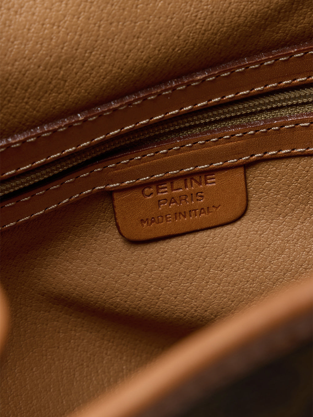 CELINE マカダム柄リュックサック